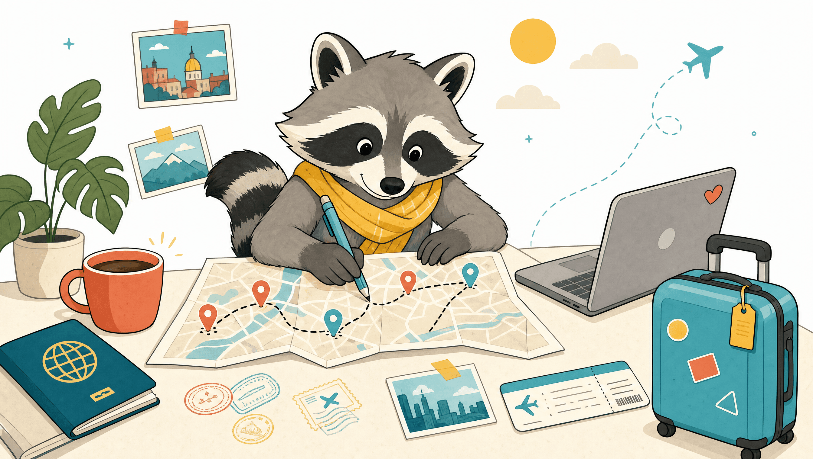 Hopway hero illustration