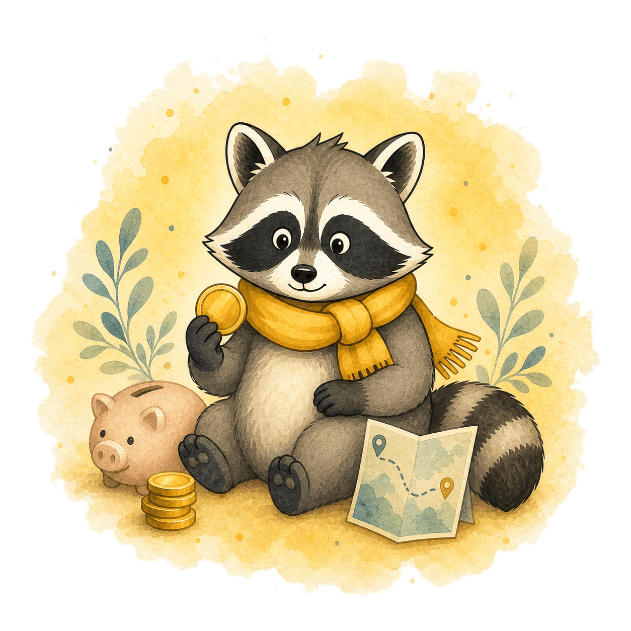 Hopway raccoon saving on travel